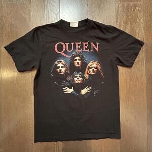 Queen The Roxx Double Sided T-Shirt Size Large Black